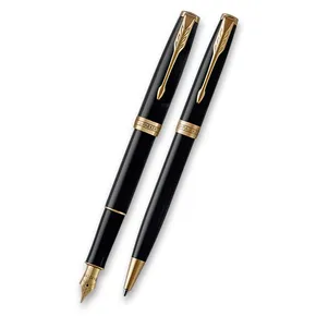 Parker Sonnet Black GT Füllfederhalter und Kugelschreiber-Set
